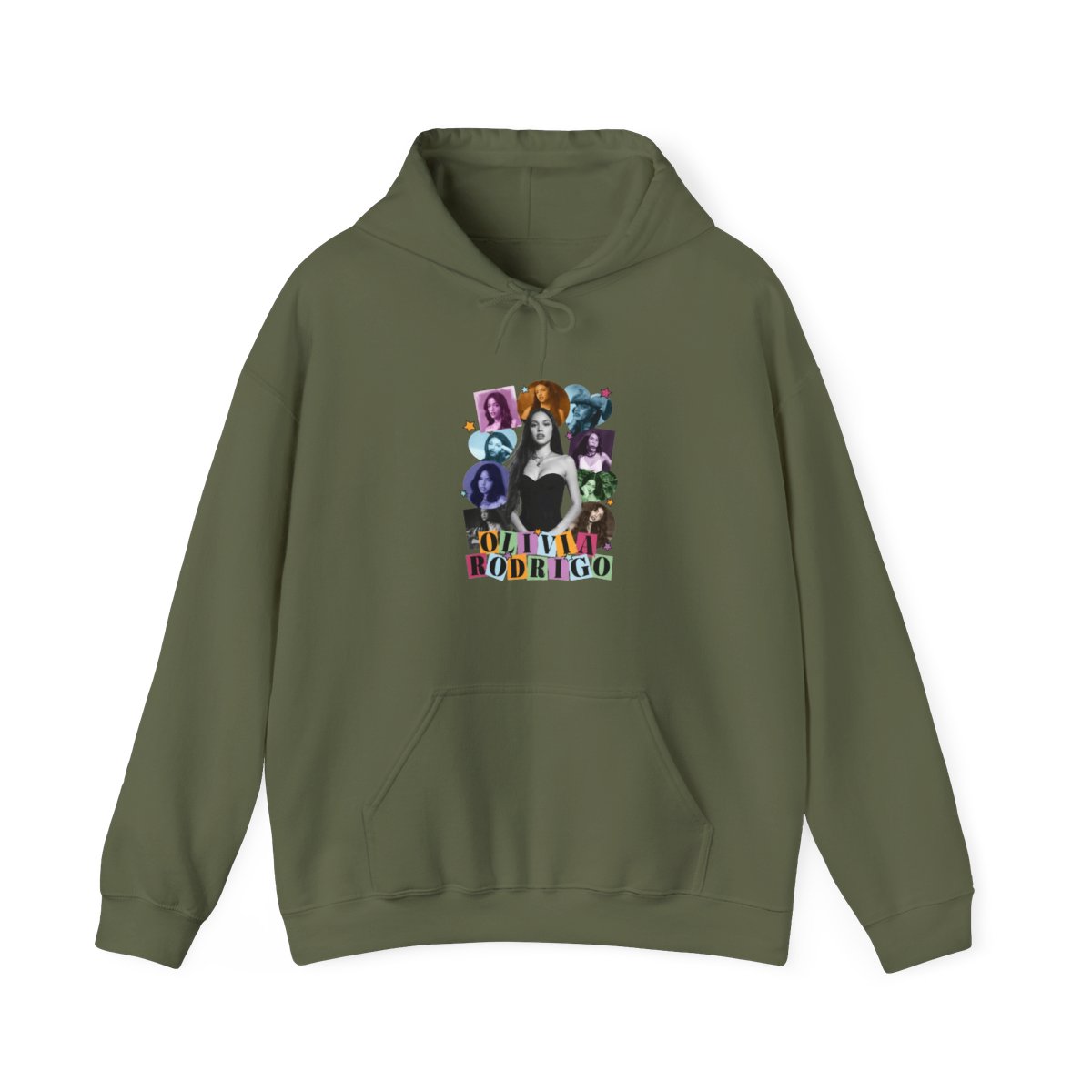Olivia rodrigo - halftone Hoodie - alternate angle 3, merchandise