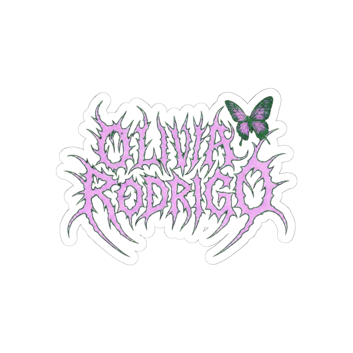 Olivia Rodrigo - Tough and Cute Sticker - Olivia Rodrigo official Stickers merch