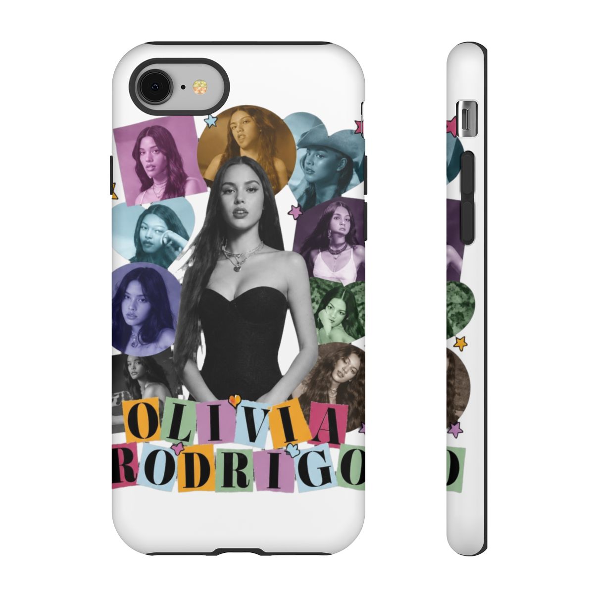 Olivia rodrigo - halftone Phone Case - alternate angle 3, merchandise