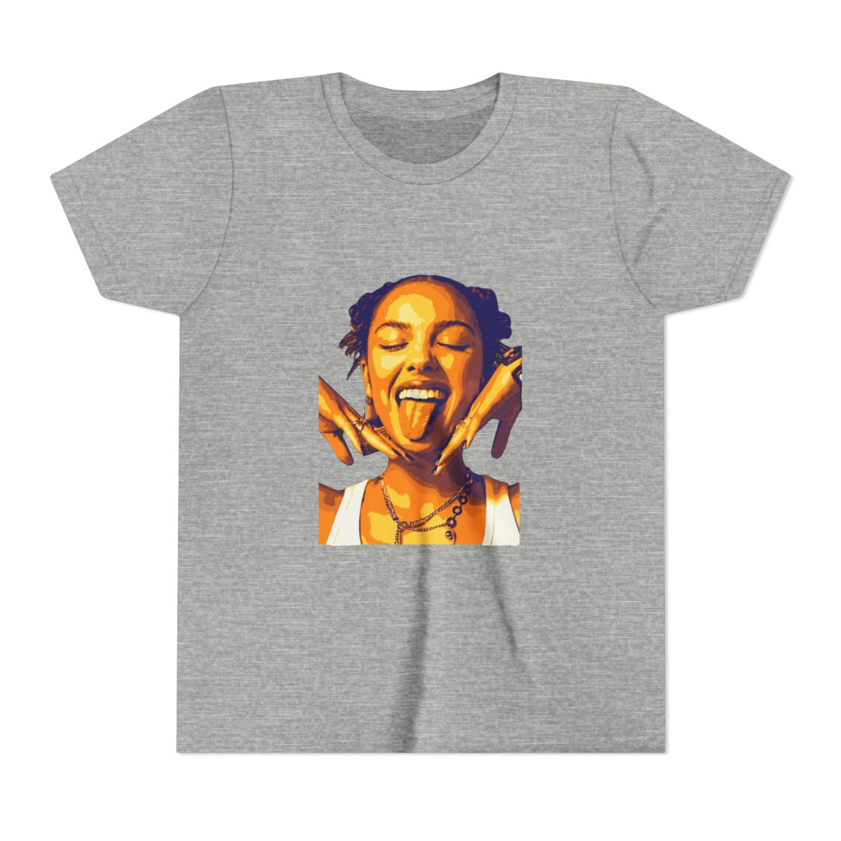 olivia rodrigo // singer retro Kids T Shirt - alternate angle 5, merchandise