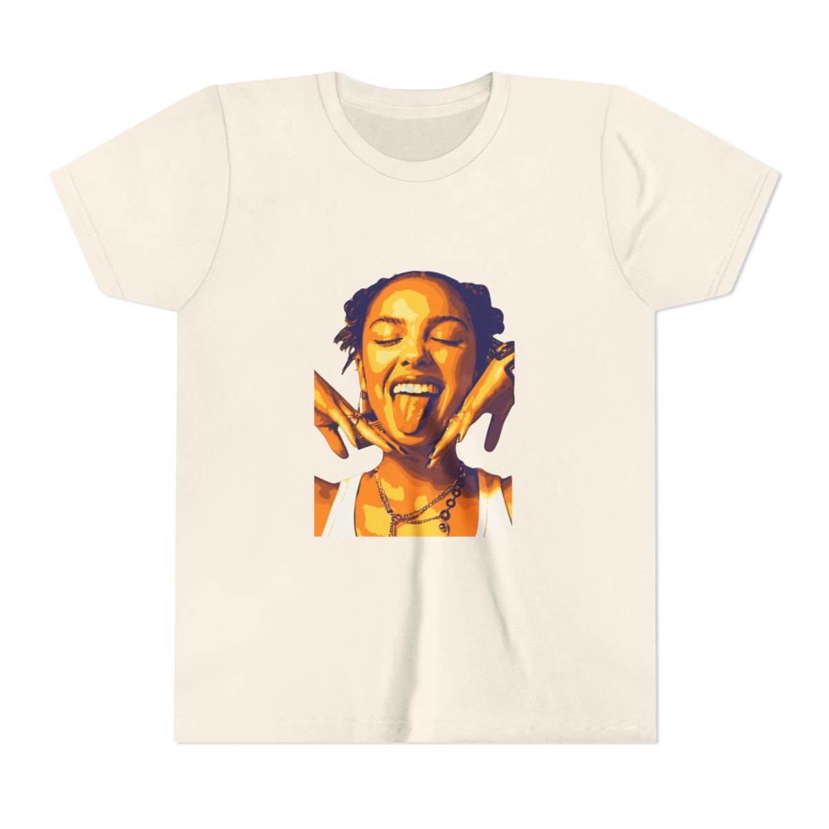 olivia rodrigo // singer retro Kids T Shirt - alternate angle 3, merchandise